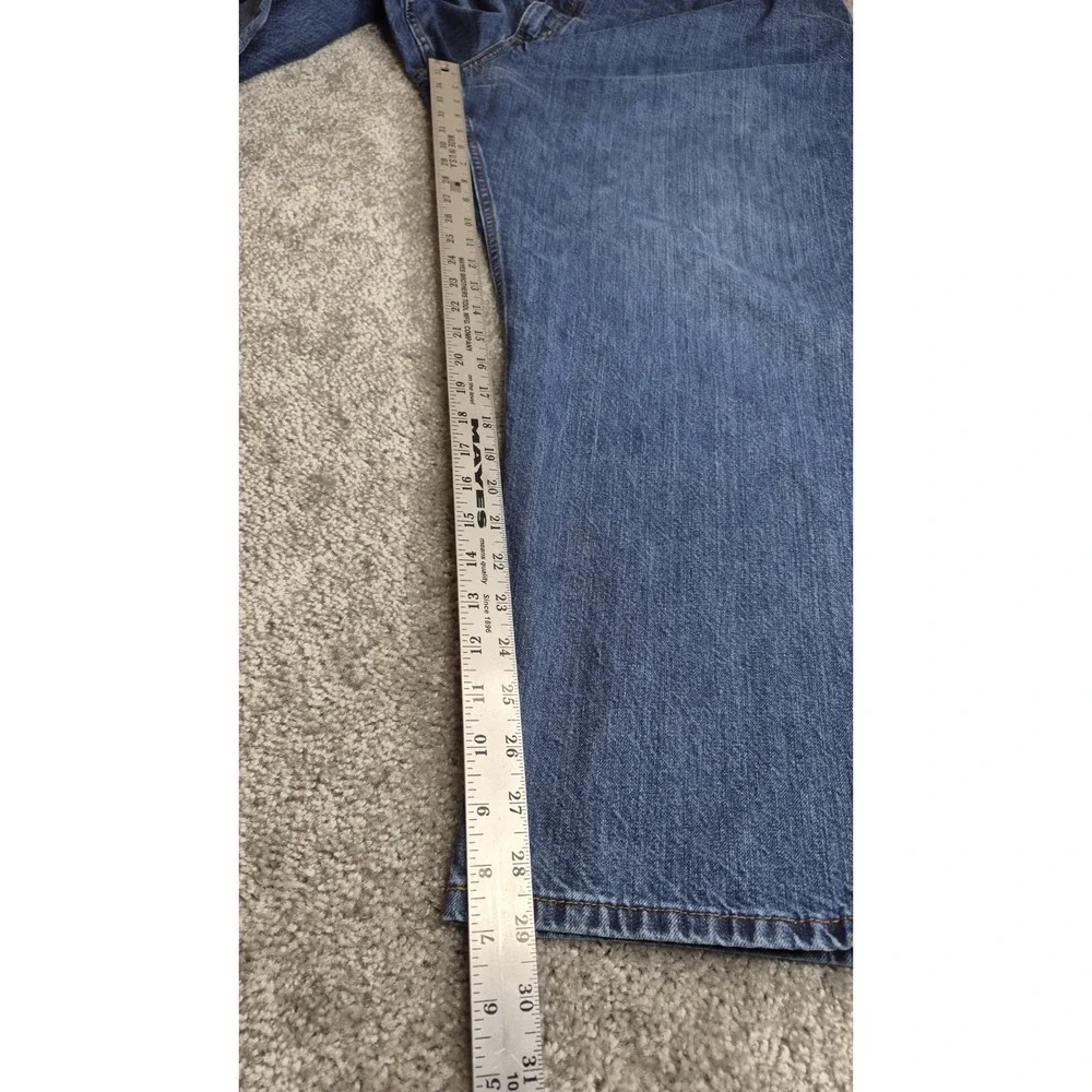 Carhartt‎ Relaxed Fit Blue Jeans Tag 48x30 Workwear Rugged
